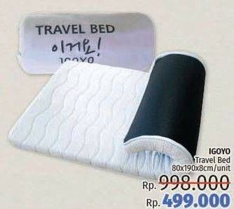 Promo Harga IGOYO Travel Bed 80 X 190 X 8 Cm  - LotteMart