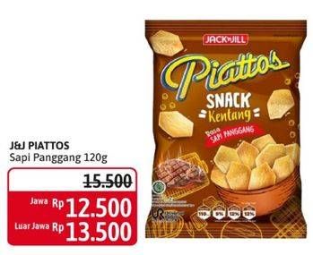 Promo Harga PIATTOS Snack Kentang Sapi Panggang 120 gr - Alfamidi