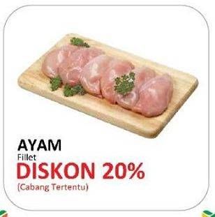 Promo Harga Ayam Fillet per 100 gr - Yogya