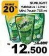Promo Harga SUNLIGHT Pencuci Piring Habbatussauda, Mint, Lime 755 ml - Giant