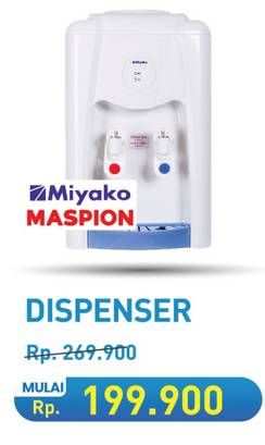 Promo Harga Miyako dan Maspion Dispenser  - Hypermart