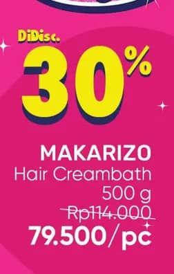 Promo Harga Makarizo Hair Energy Fibertherapy Hair & Scalp Creambath 500 gr - Guardian