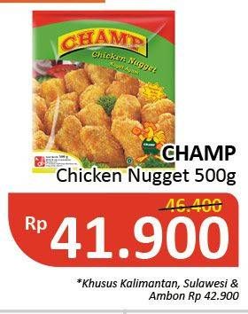 Promo Harga CHAMP Nugget 500 gr - Alfamidi