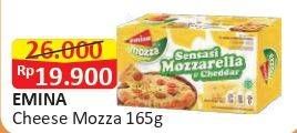 Promo Harga EMINA Cheddar Cheese Mozza 165 gr - Alfamart