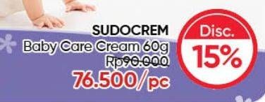 Promo Harga SUDOCREAM Baby Care Cream 60 gr - Guardian
