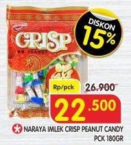 Promo Harga NARAYA Crisp Peanut Candy 180 gr - Superindo