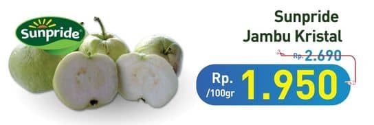 Promo Harga Sunpride Jambu Crystal per 100 gr - Hypermart