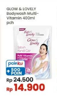 Promo Harga Glow & Lovely (fair & Lovely) Body Wash Multivitamin 400 ml - Indomaret