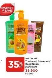 Promo Harga WATSONS Treatment Shampoo/ Conditioner  - Watsons