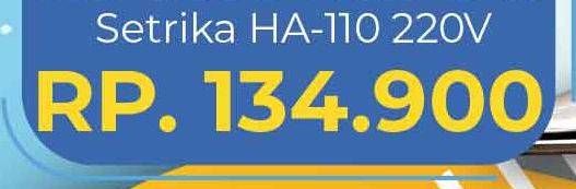Promo Harga MASPION HA-110  - Yogya