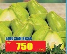 Promo Harga Labu Siam Besar per 100 gr - Hari Hari