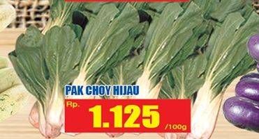 Promo Harga Pak Choy Hijau per 100 gr - Hari Hari