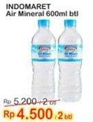 Promo Harga INDOMARET Air Mineral 600 ml - Indomaret