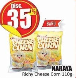 Promo Harga NARAYA Richy Cheese Corn 110 gr - Hari Hari