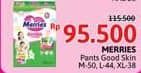 Promo Harga Merries Pants Good Skin M50, L44, XL38 38 pcs - Alfamidi