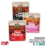 Promo Harga Mamasuka Delisaos Saus Topokki Creamy, Hot Spicy, Original 100 gr - LotteMart