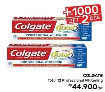 Promo Harga COLGATE Toothpaste Total Professional Whitening  - Guardian