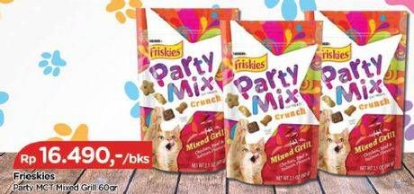 Promo Harga FRISKIES Party Mix Cat Treats Mixed Grill 60 gr - TIP TOP