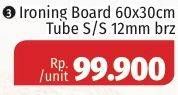 Promo Harga GREEN LEAF Ironing Board Tube S/S 12 mm brz 60 X 30 Cm  - Lotte Grosir