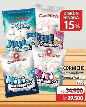 Promo Harga CORNICHE Marshmallows All Variants 200 gr - Lotte Grosir