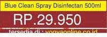 Promo Harga DAHLIA Blue Clean Disinfectant Spray 500 ml - Yogya
