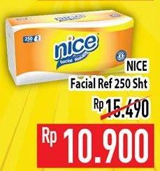 Promo Harga NICE Facial Tissue 250 pcs - Hypermart