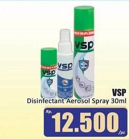 Promo Harga VSP Disinfectant Aerosol Spray 30 ml - Hari Hari
