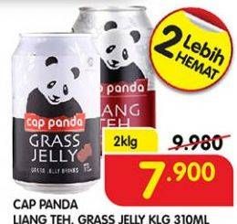 Promo Harga CAP PANDA Minuman Kesehatan Cincau, Liang Teh 310 ml - Superindo