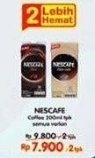 Promo Harga Nescafe Ready to Drink All Variants per 2 pcs 200 ml - Indomaret