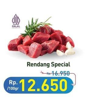 Promo Harga Daging Rendang Sapi Special per 100 gr - Hypermart