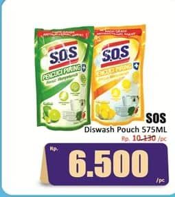 Promo Harga SOS Cairan Pencuci Piring 575 ml - Hari Hari