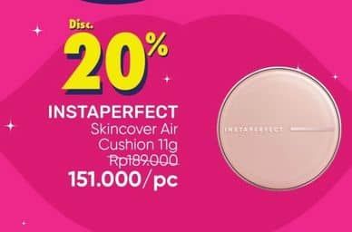 Promo Harga Wardah Instaperfect Skincover Air Cushion 11 gr - Guardian