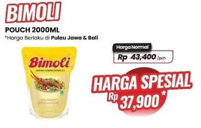 Promo Harga Bimoli Minyak Goreng 2000 ml - Carrefour