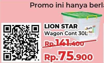 Promo Harga Lion Star Wagon Container 30lt  - Yogya