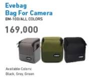 Promo Harga EVEBAG Bag for Camera BM-100/BL, BM-100/Gr, BM-100/GY  - Electronic City