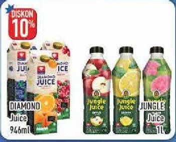 Promo Harga DIAMOND Juice/JUNGLE Juice  - Hypermart