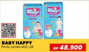 Promo Harga Baby Happy Body Fit Pants M32, L28 28 pcs - Yogya