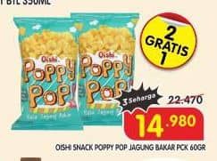 Promo Harga Oishi Poppy Pop Jagung Bakar 60 gr - Superindo