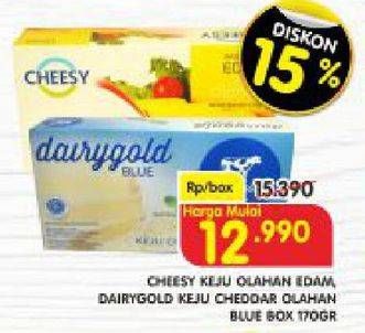 Promo Harga Cheesy Edam Cheese 170 gr - Superindo