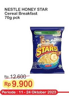 Promo Harga Nestle Honey Star Cereal Breakfast 70 gr - Indomaret