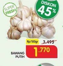 Promo Harga Bawang Putih per 100 gr - Superindo