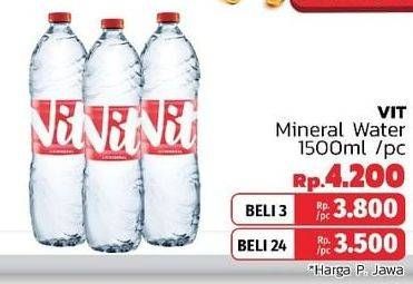 Promo Harga VIT Air Mineral 1500 ml - LotteMart