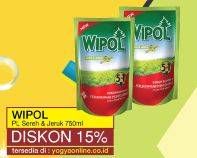 Promo Harga WIPOL Karbol Wangi Sereh + Jeruk 750 ml - Yogya