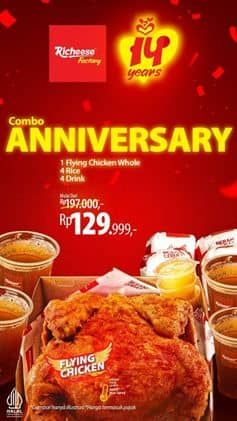 Promo Harga Combo Anniversary  - Richeese Factory