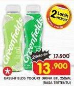 Promo Harga GREENFIELDS Yogurt Drink 250 ml - Superindo