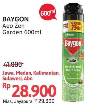 Promo Harga BAYGON Insektisida Spray Zen Garden 675 ml - Alfamidi