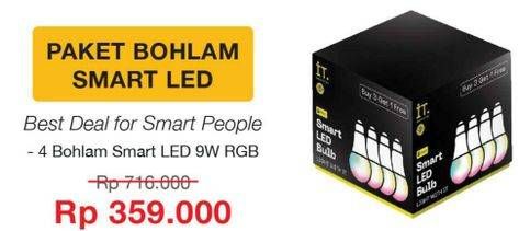 Promo Harga IT. Smart LED Bulb 9W 1 pcs - Erafone