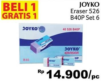 Promo Harga JOYKO Eraser B40 6 pcs - Giant