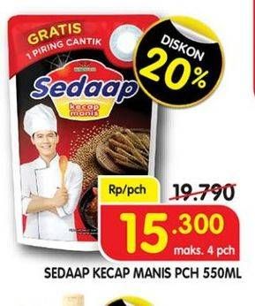 Promo Harga SEDAAP Kecap Manis 550 ml - Superindo