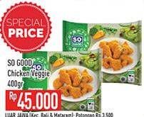 Promo Harga SO GOOD Chicken Nugget Veggie 400 gr - Hypermart